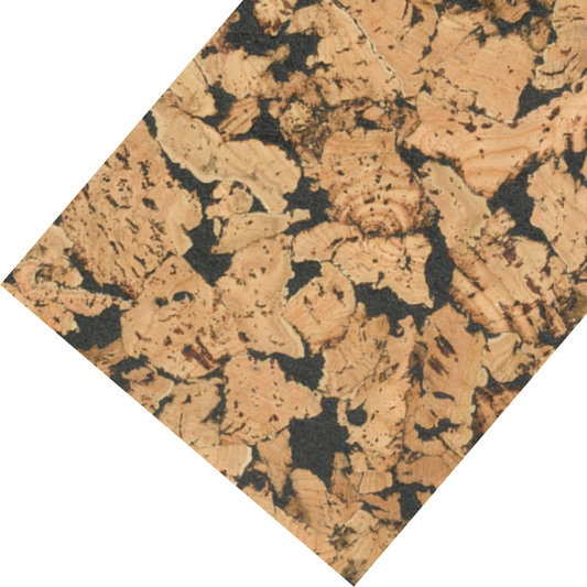 Dekorative Kork-Wandfliesen - Schwarz - 1 Fliese - 0.18m2
