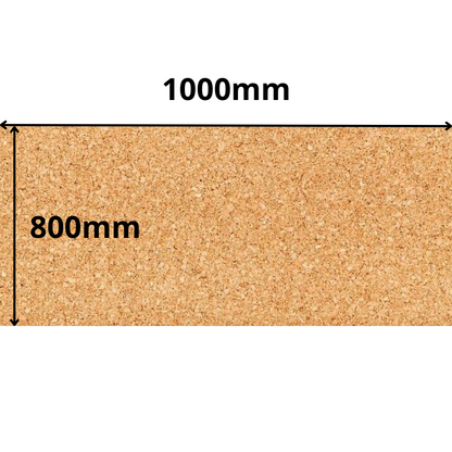 Korkplatte Rolle - 1000x800mm - 4mm - Deko und DIY - 2er Pack