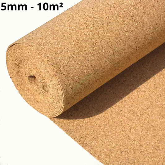 Korkrolle Unterlage 5mm 10m2 (107.63 sqft)