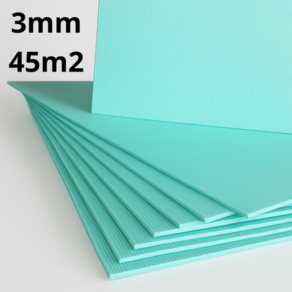 Unterlage XPS 3mm - Wärmedämmung für Laminat- und Holzböden - 5-50 m2 - Hohe Qualität