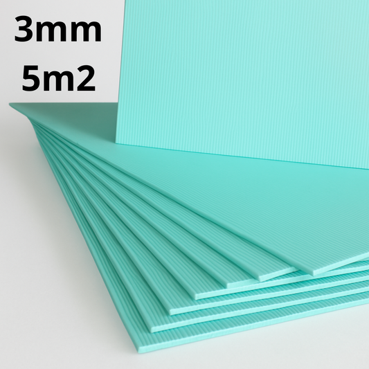 Unterlage XPS 3mm - Wärmedämmung für Laminat- und Holzböden - 5-50 m2 - Hohe Qualität