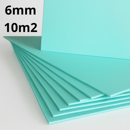 Unterlage XPS 6mm - Wärmedämmung für Laminat- und Holzböden - 5-30m2 - Hohe Qualität