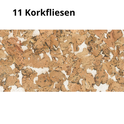 Dekorative Kork Wandfliesen - Beige - 1 Packung - 1.98m2
