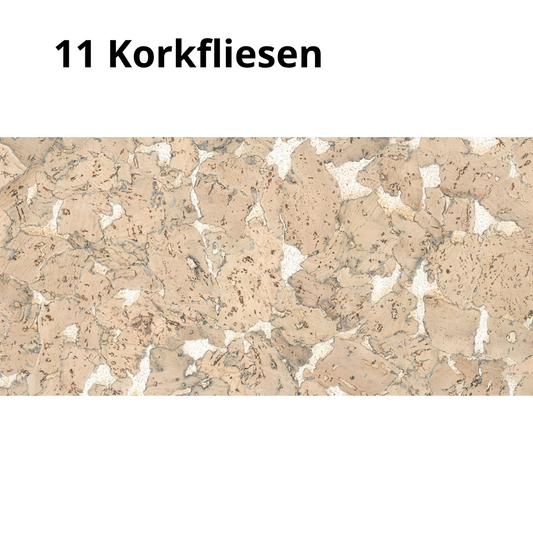Dekorative Kork Wandfliesen - Creme - 1 Packung - 1.98m2