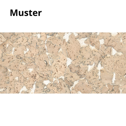 Dekorative Kork-Wandfliesen - Creme - Muster - 1 Streifen