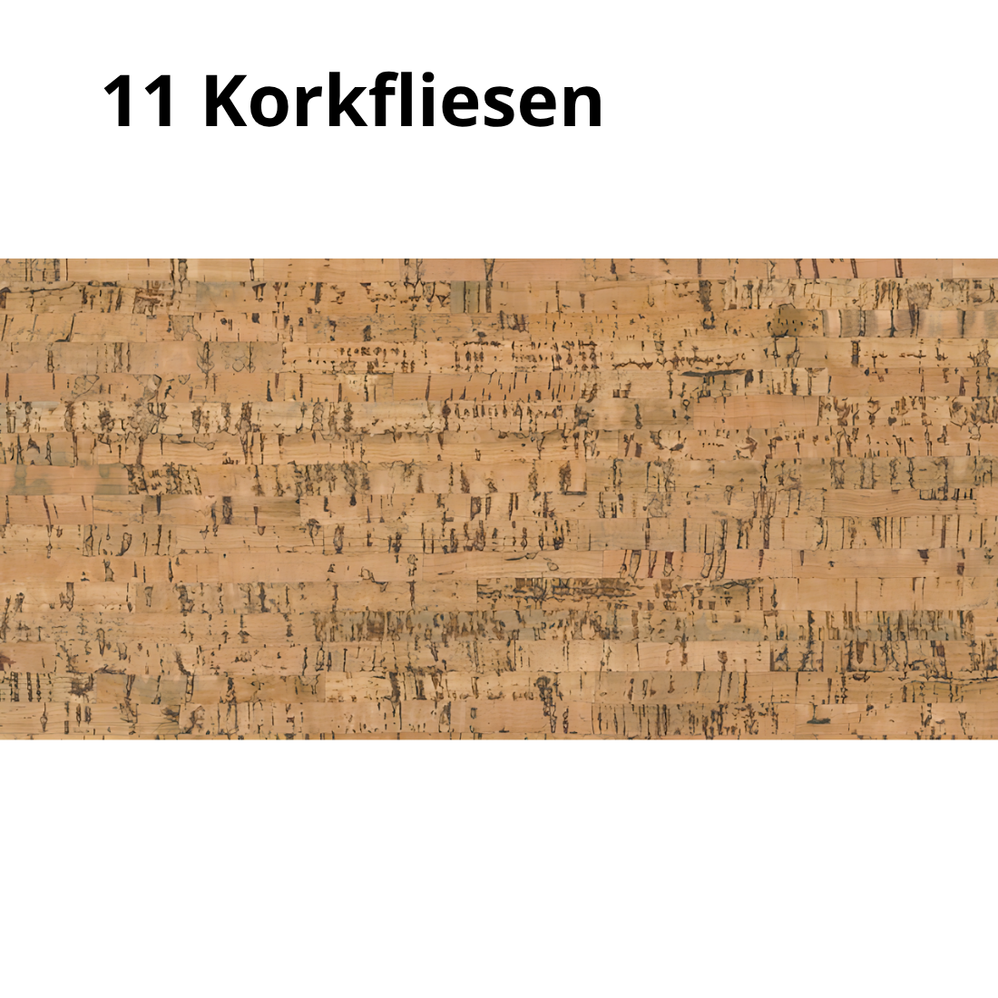 Dekorative Kork Wandfliesen - Canvas - 1 Packung - 1.98m2