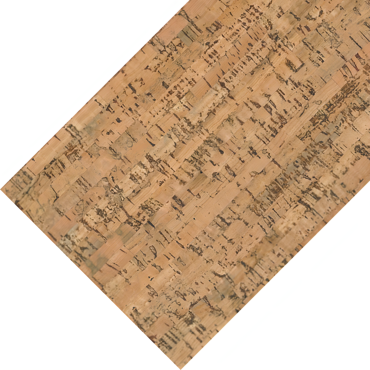 Natural canvas decorative cork wall tiles covering 1.98m², acoustic insulation with elegant neutral finish for contemporary interiors