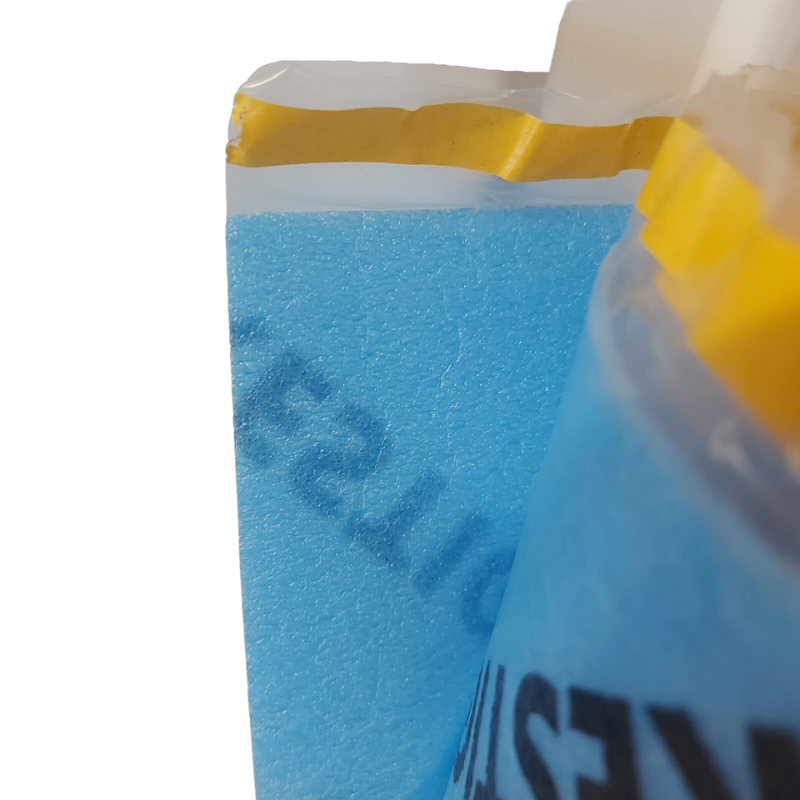 2mm high-density polyethylene foam flexible underlay covering 12.5m², impact sound reduction with resilient cushioning properties