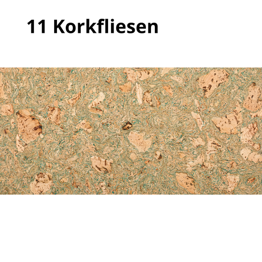 Dekorative Kork Wandfliesen - Grün - 1 Packung - 1.98m2