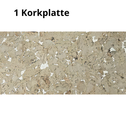 Dekorative Kork-Wandfliesen - Grego - 1 Fliese - 0.18m2
