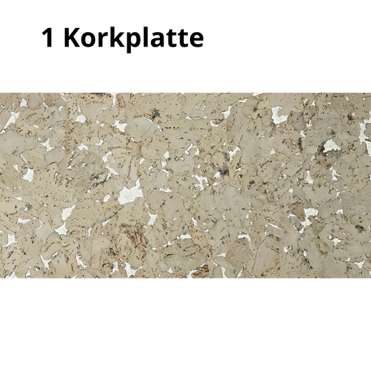 Dekorative Kork-Wandfliesen - Grego - 1 Fliese - 0.18m2
