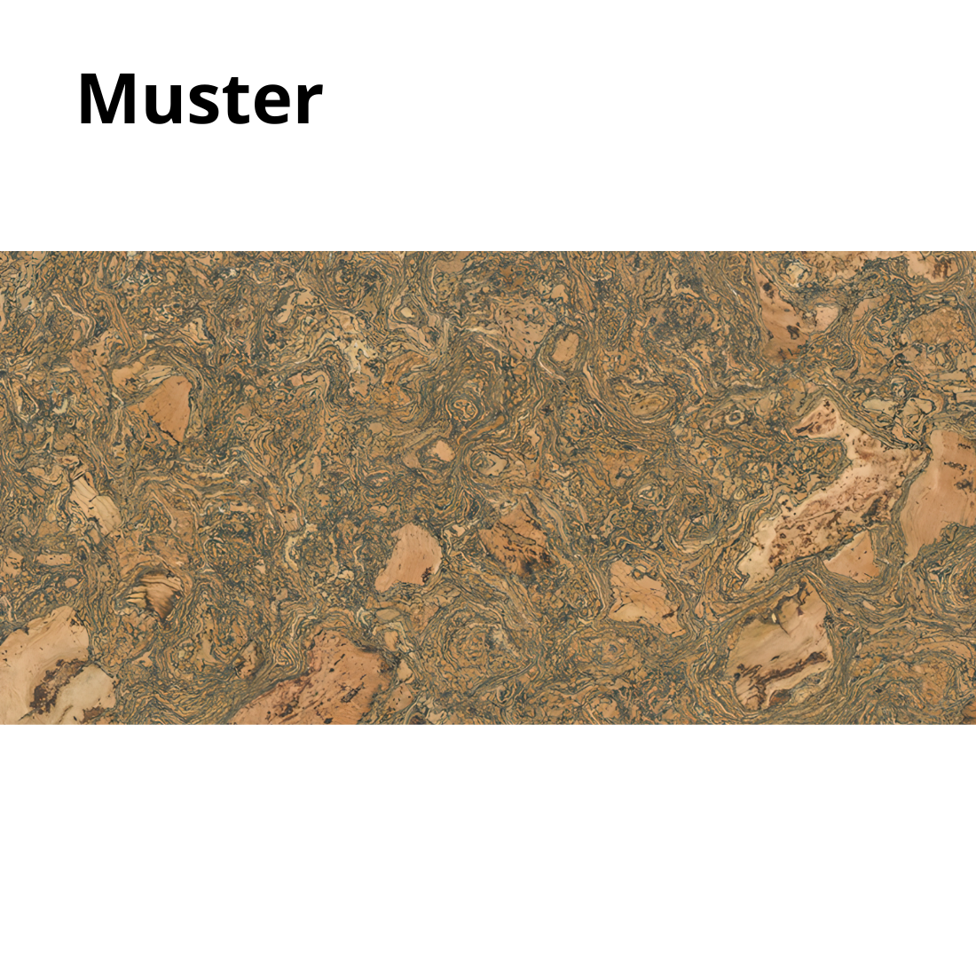 Dekorative Kork-Wandfliesen - Grau - Muster - 1 Streifen