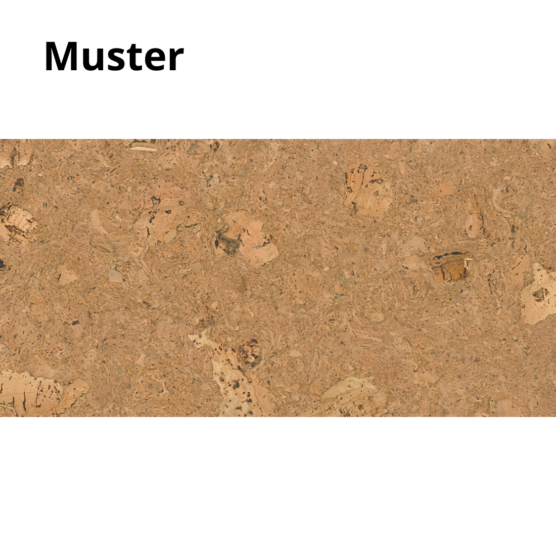 Dekorative Kork-Wandfliesen - Natural 1 - Muster - 1 Streifen