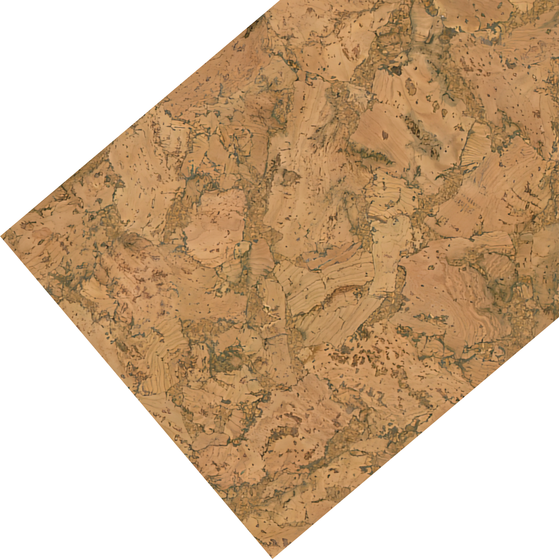 Dekorative Kork-Wandfliesen - Natural - 1 Fliese - 0.18m2