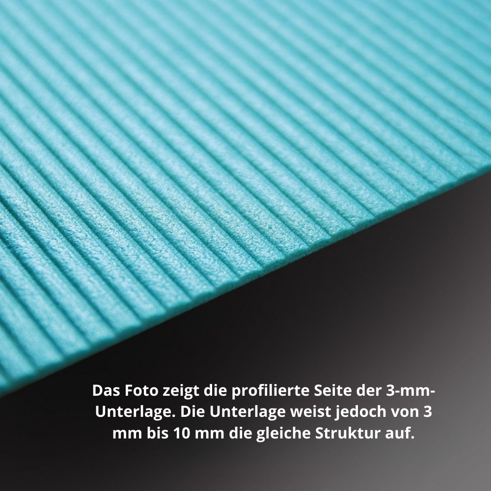 Unterlage XPS 6mm - Wärmedämmung für Laminat- und Holzböden - 5-30m2 - Hohe Qualität