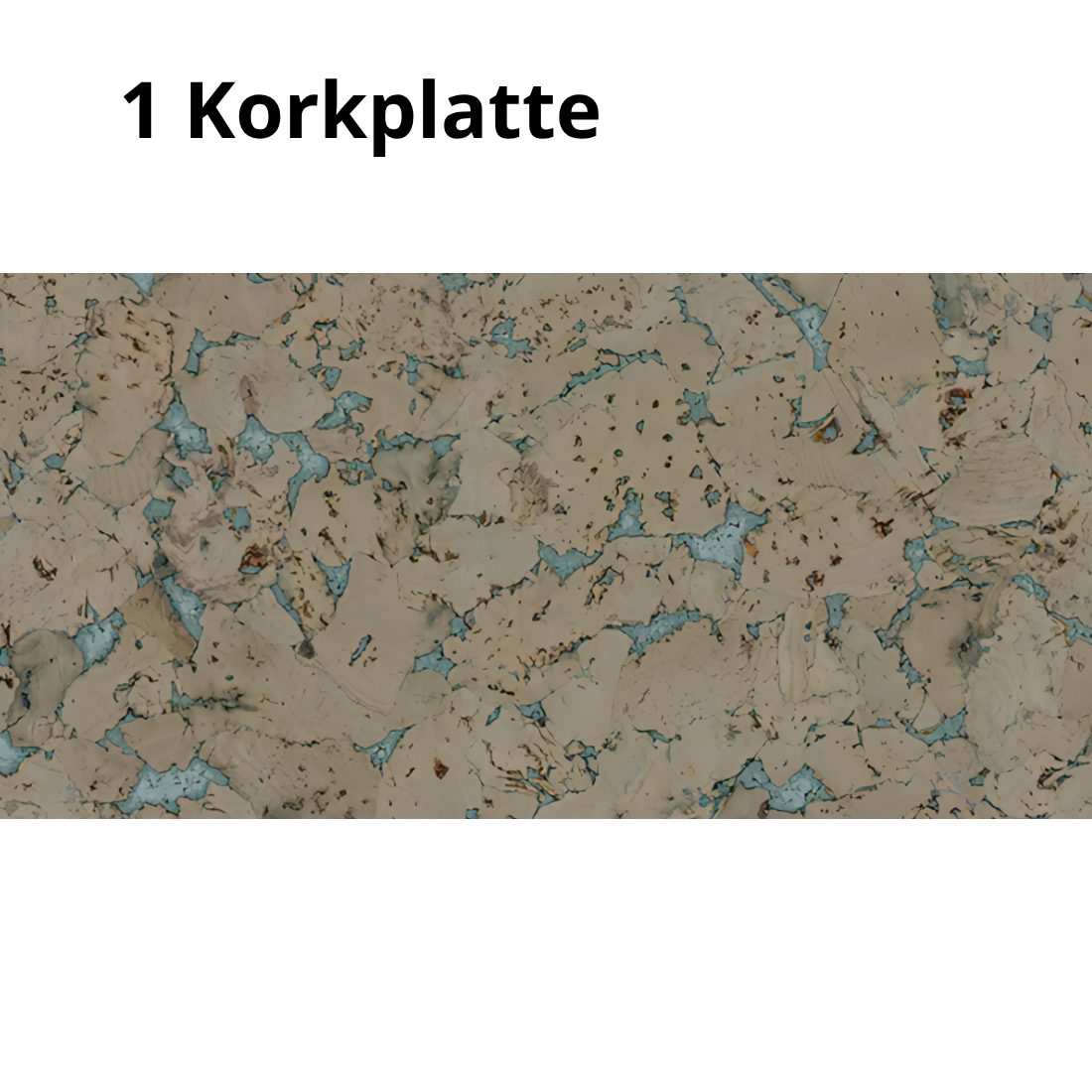 Dekorative Kork-Wandfliesen - Superior - 1 Fliese - 0.18m2