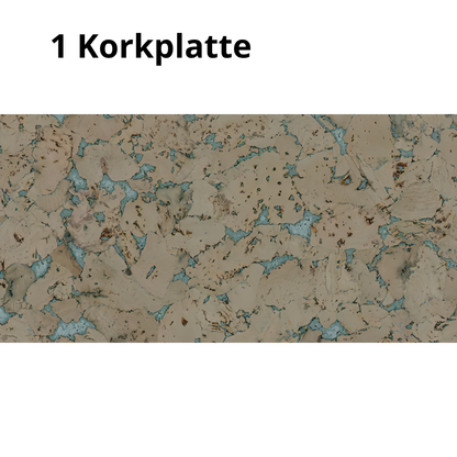 Dekorative Kork-Wandfliesen - Superior - 1 Fliese - 0.18m2
