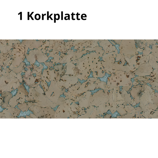 Dekorative Kork-Wandfliesen - Superior - 1 Fliese - 0.18m2