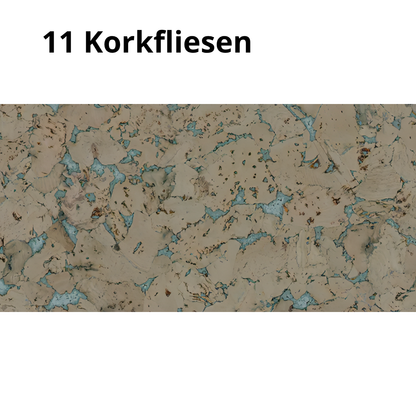 Dekorative Kork Wandfliesen - Superior- 1 Packung - 1.98m2