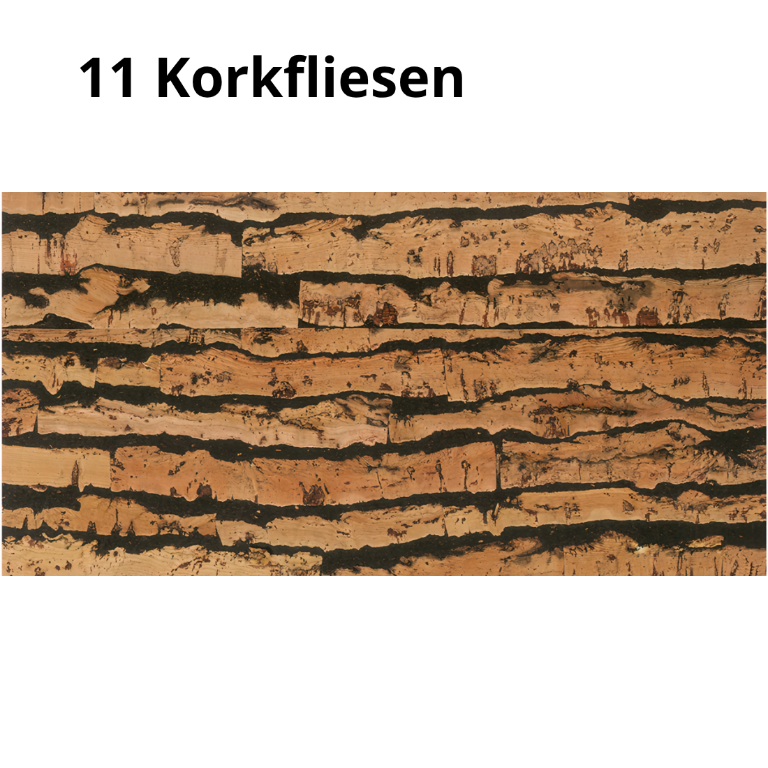 Dekorative Kork-Wandfliesen - Tigre - 1 Fliese - 0.18m2