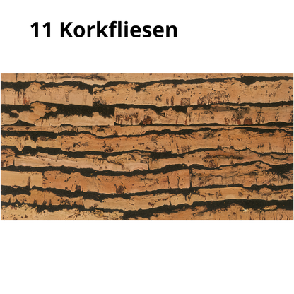 Dekorative Kork-Wandfliesen - Tigre - 1 Fliese - 0.18m2