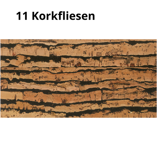 Dekorative Kork-Wandfliesen - Tigre - 1 Fliese - 0.18m2