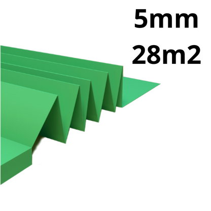 5mm quick XPS thermal insulation underlay for laminate and wood flooring, covers 7-49m², high-quality with rapid installation system