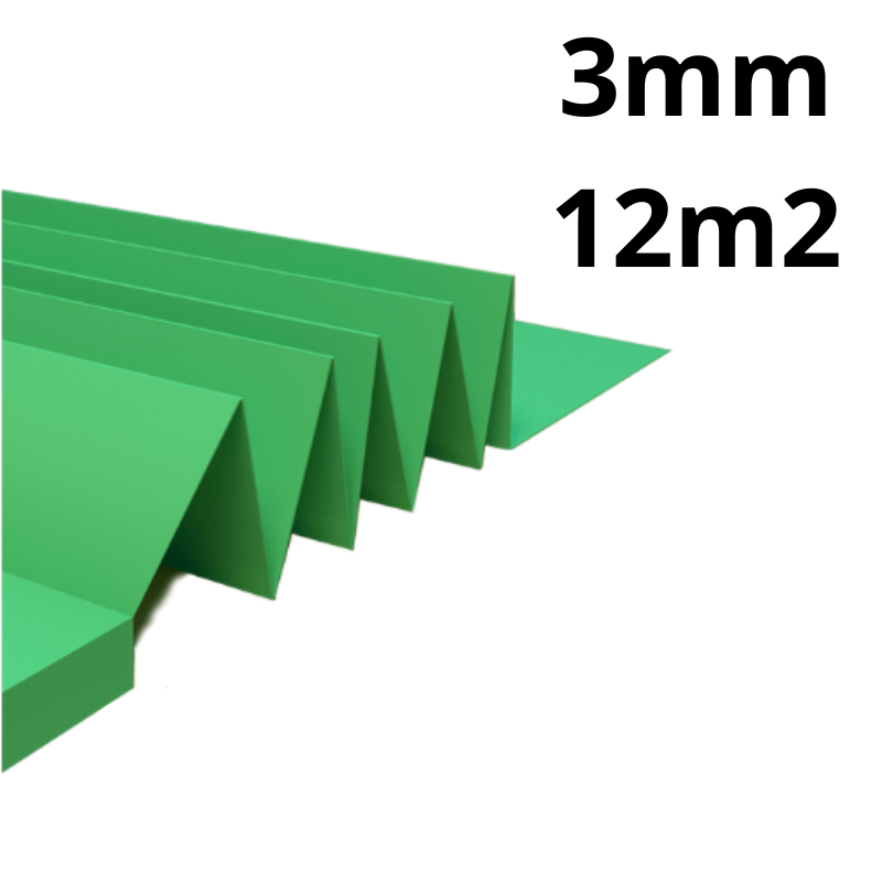 3mm quick XPS thermal insulation underlay for laminate and wood flooring, covers 12-48m², high-quality with rapid installation system