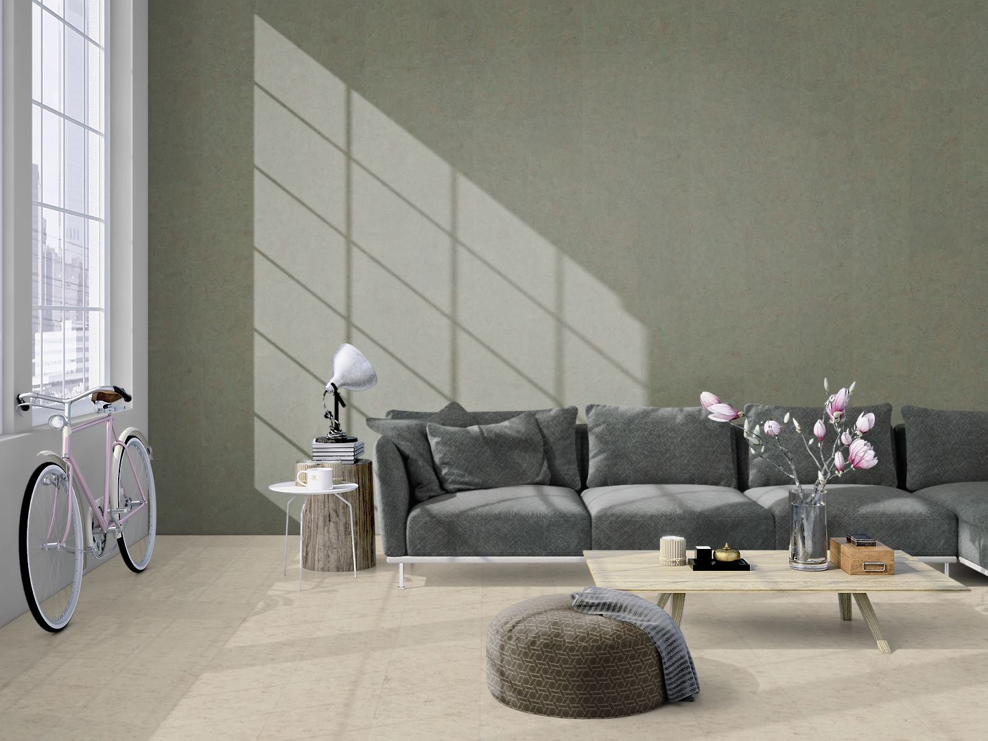 Dekorative Kork-Wandfliesen Master - Avocado - 1 Pack - 2.97m2