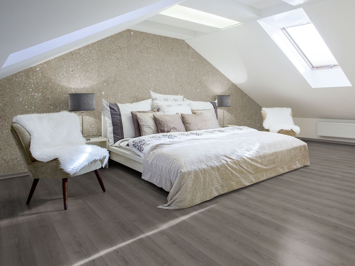 Dekorative Kork-Wandfliesen - Grego - 1 Fliese - 0.18m2