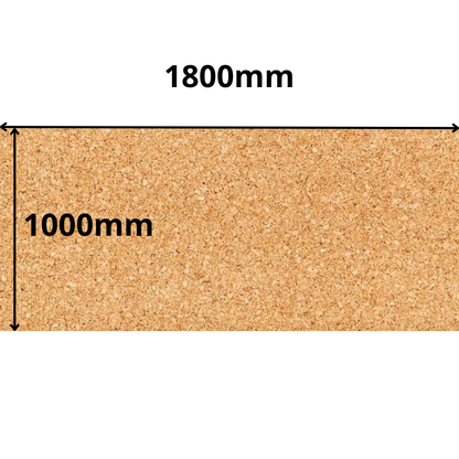 Korkplatte Rolle - 1000x1800mm - 4mm - Deko und DIY - 1 Stk.
