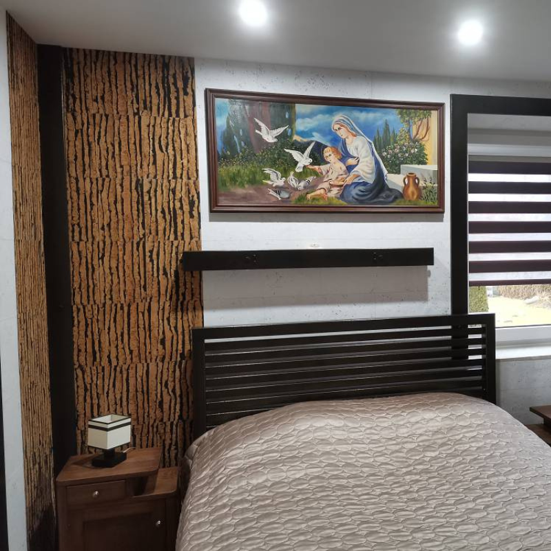 Dekorative Kork-Wandfliesen - Tigre - 1 Fliese - 0.18m2