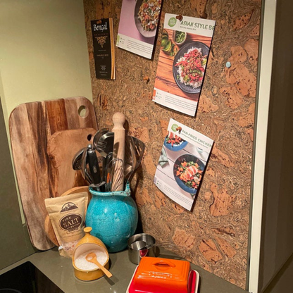 Dekorative Kork Wandfliesen - Grau - 1 Packung - 1.98m2